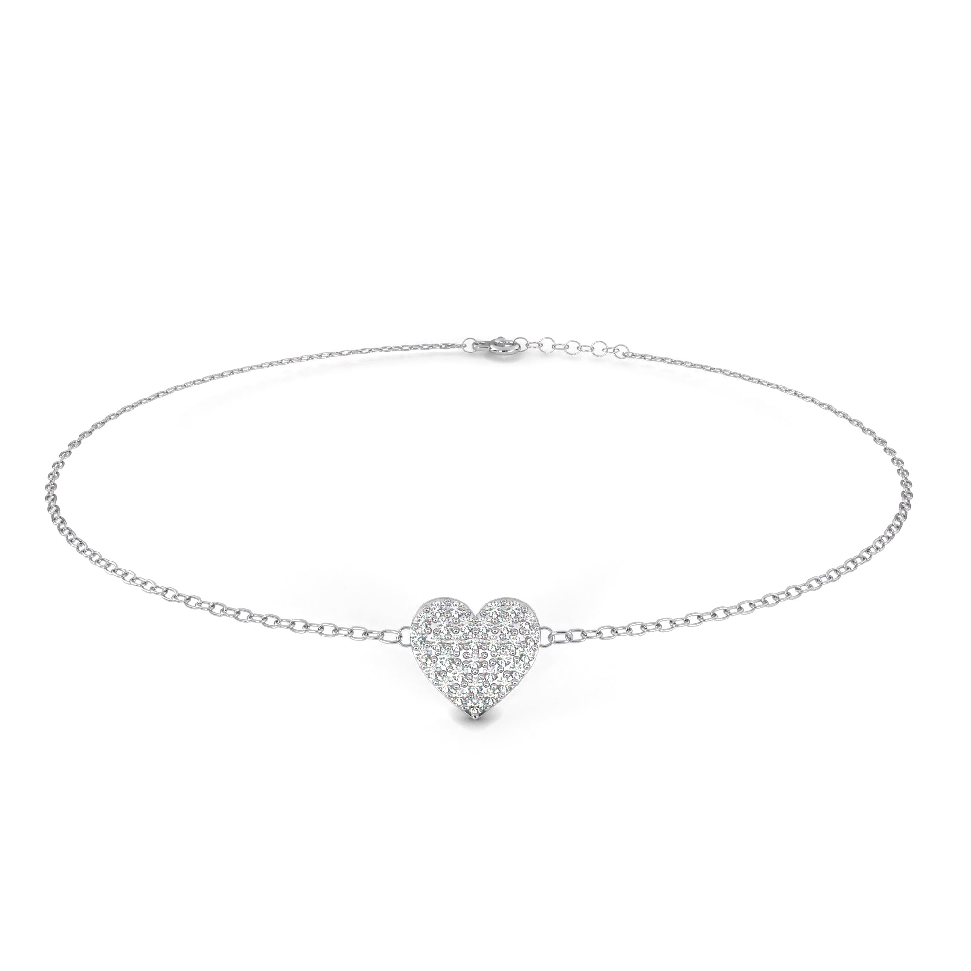 Solitairekart 0.21ct Round Cut Lab Grown Diamond Bracelet